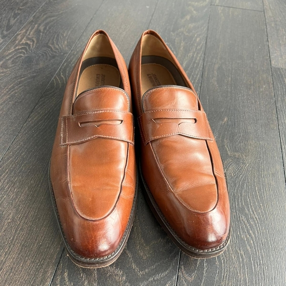 Johnston and Murphy Meade Tan Penny Loafer - Picture 5 of 5